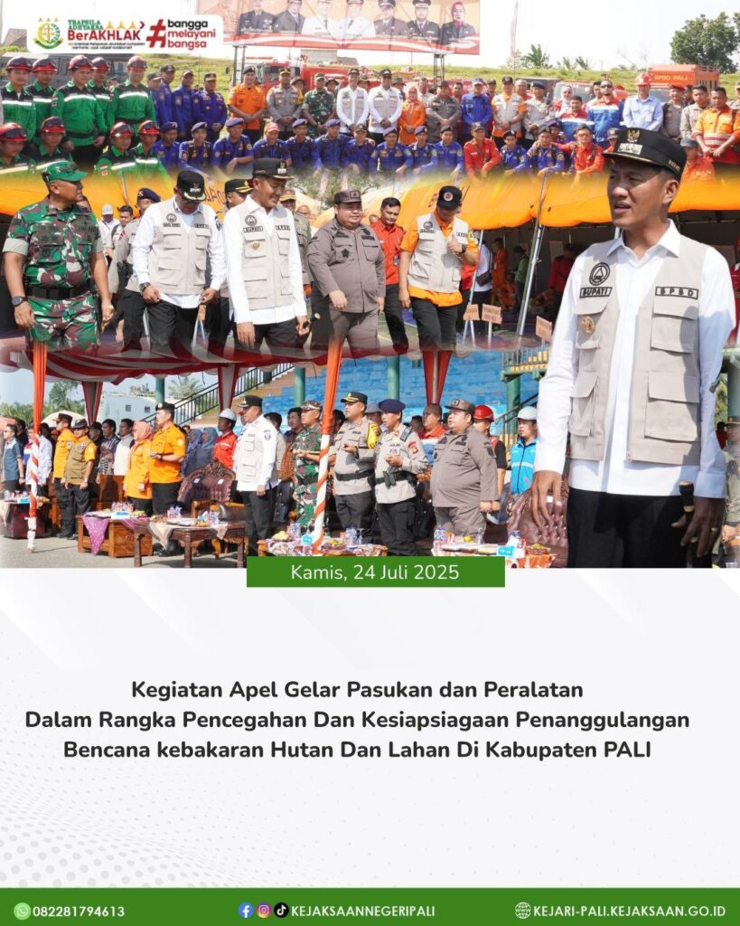 Kamis, 24 Juli 2025Kepala Seksi Intelijen Bapak Rido Dharma Hermando,SH.MH didampingi oleh Kasub