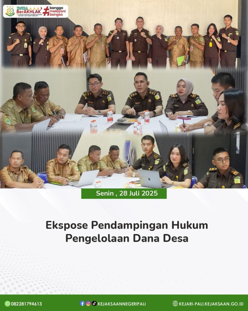 Senin, 28 Juli 2025Kepala Seksi Perdata dan Tata Usaha Negara Kejaksaan Negeri PALI Bapak Patar