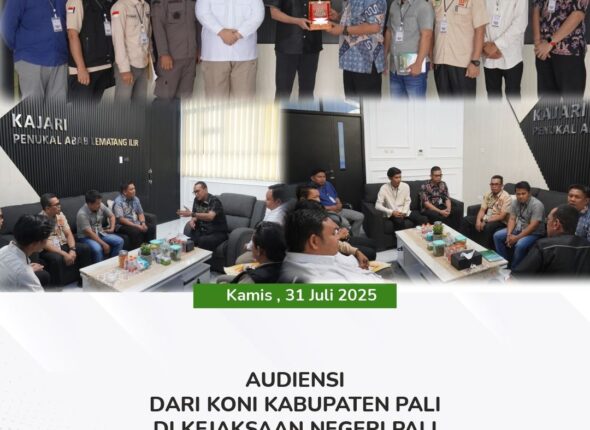 Kamis, 31 Juli 2025Kepala Kejaksaan Negeri PALI Bapak Farriman Isandi Siregar, SH, MH didampingi (1)