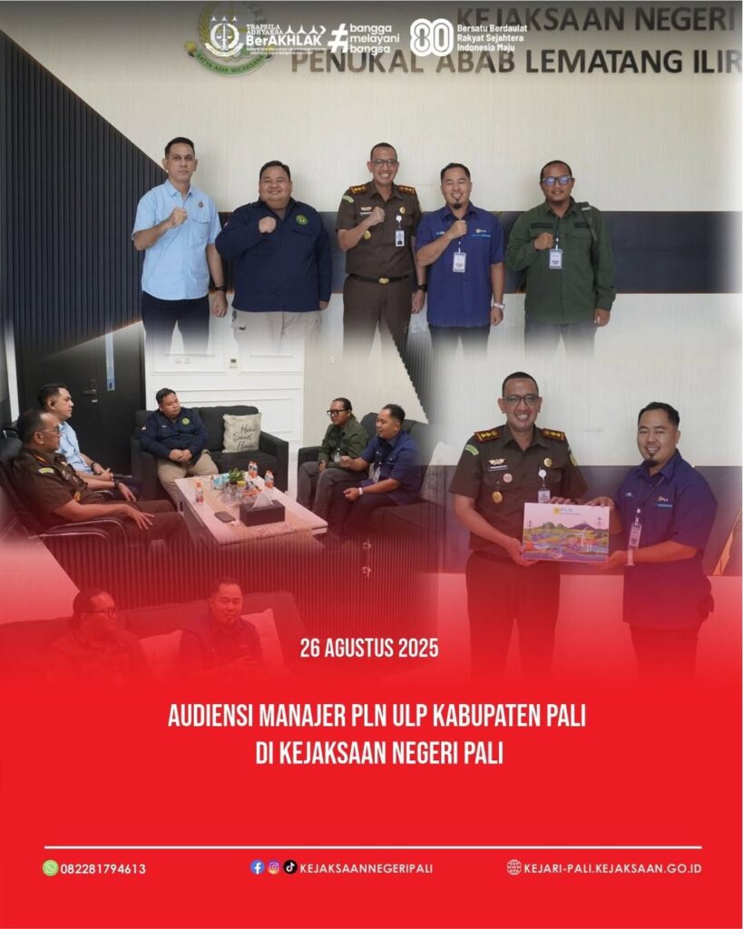 Talang Ubi, Kepala Kejaksaan Negeri PALI Bapak Farriman Isandi Siregar, SH, MH didampingi Kasi I