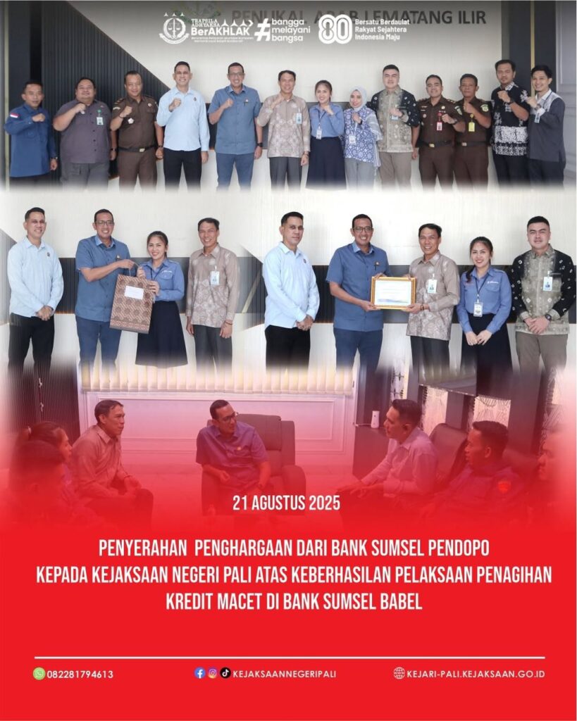 Talang Ubi, Kepala Kejaksaan Negeri PALI Bapak Farriman Isandi Siregar, SH, MH didampingi Kasuba