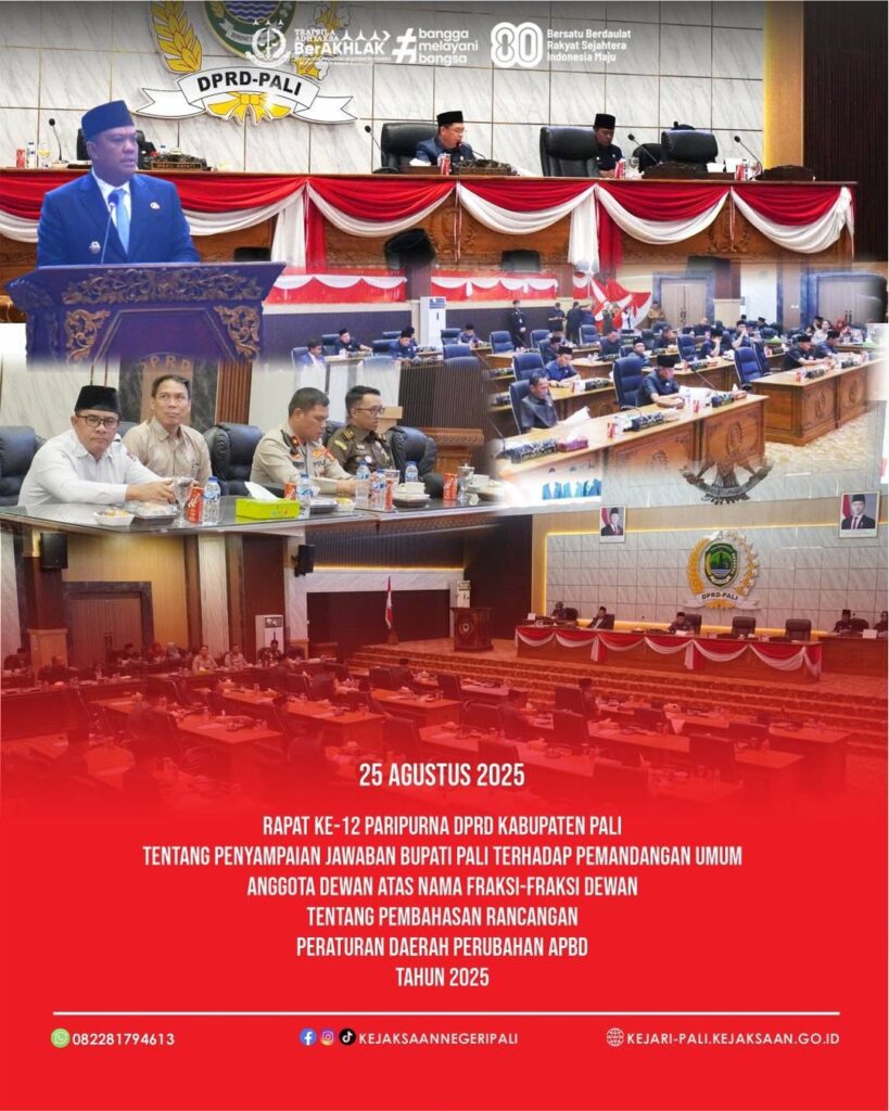 Talang Ubi, Kepala Kejaksaan Negeri PALI diwakili oleh Kasubsi I Intelijen Bapak Judistira Yusti