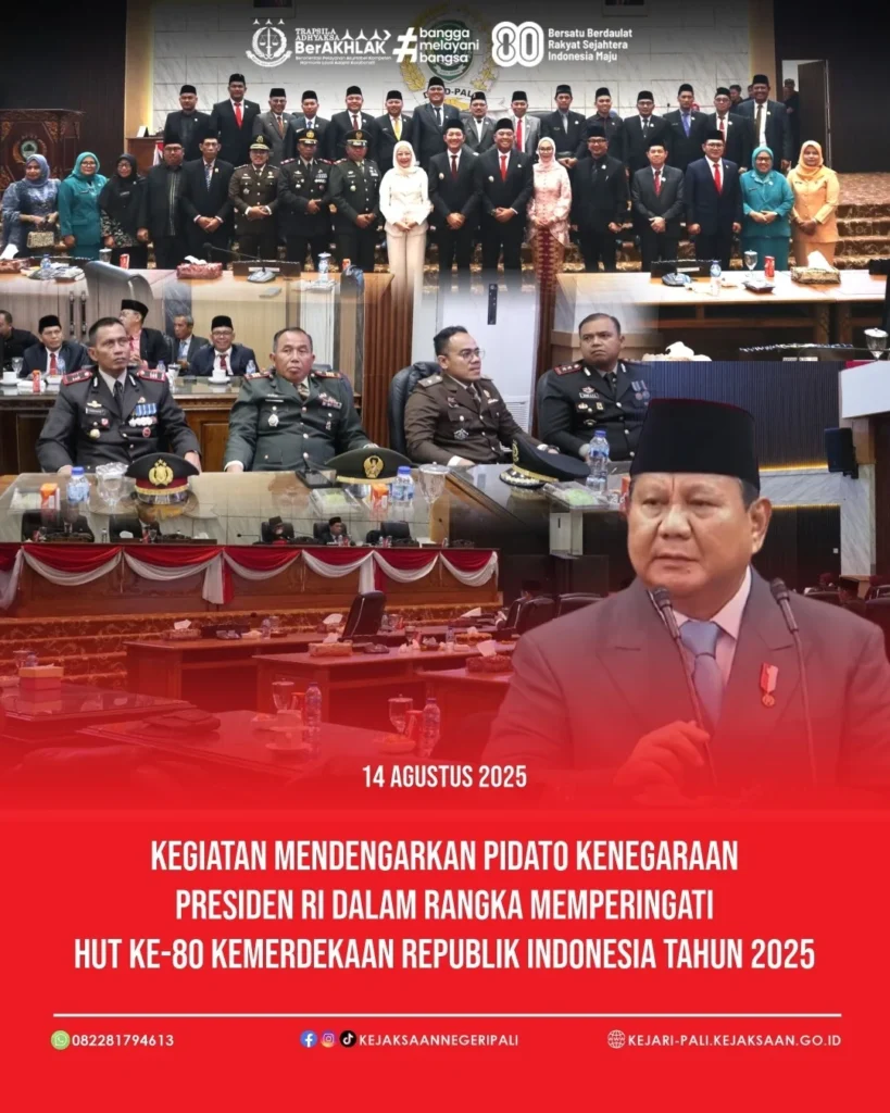 Talang Ubi,Kepala Kejaksaan Negeri PALI Bapak Farriman Isandi Siregar, SH, MH menghadiri Kegiat
