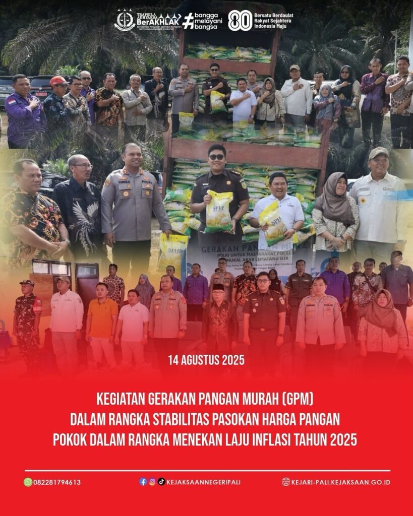 Talang Ubi,Kepala Kejaksaan Negeri PALI diwakili oleh Kasubsi II Bapak M. Rezha Rachman, SH meng