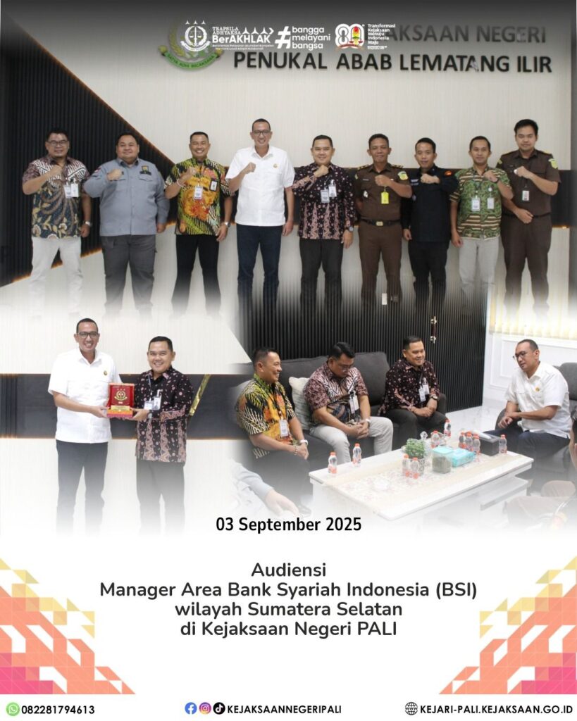 Talang Ubi, Kepala Kejaksaan Negeri PALI Bapak Farriman Isandi Siregar, SH, MH didampingi Kasuba (1)