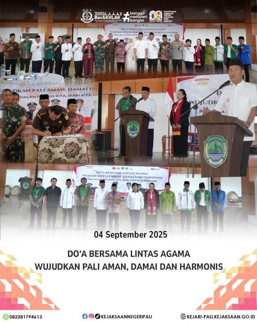 Talang Ubi, Kepala Kejaksaan Negeri PALI Bapak Farriman Isandi Siregar, SH, MH, yang didampingi