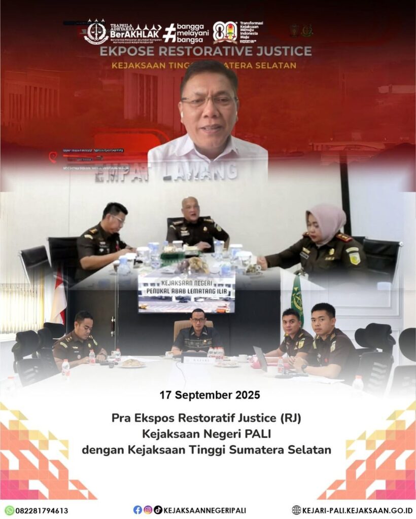 Talang Ubi, Kepala Kejaksaan Negeri PALI Bapak Farriman Isandi Siregar, SH,MH, didampingi Kepala (2)