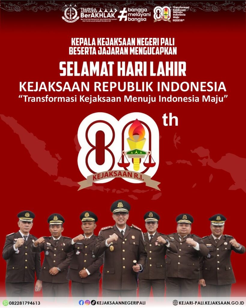 Talang Ubi, Kepala Kejaksaan Negeri PALI Bapak Farriman Isandi Siregar beserta jajaran mengucapk