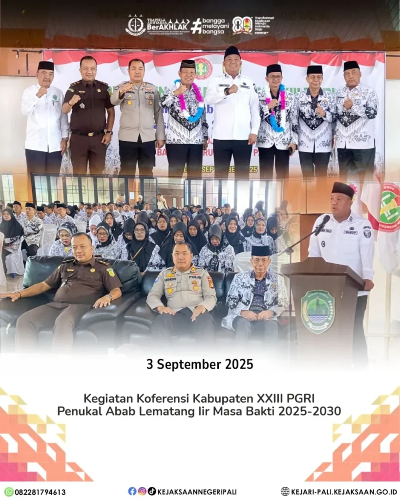 Talang Ubi, Kepala Kejaksaan Negeri PALI yang diwakili oleh Kepala Seksi PAPBB Bapak Alfian Jau