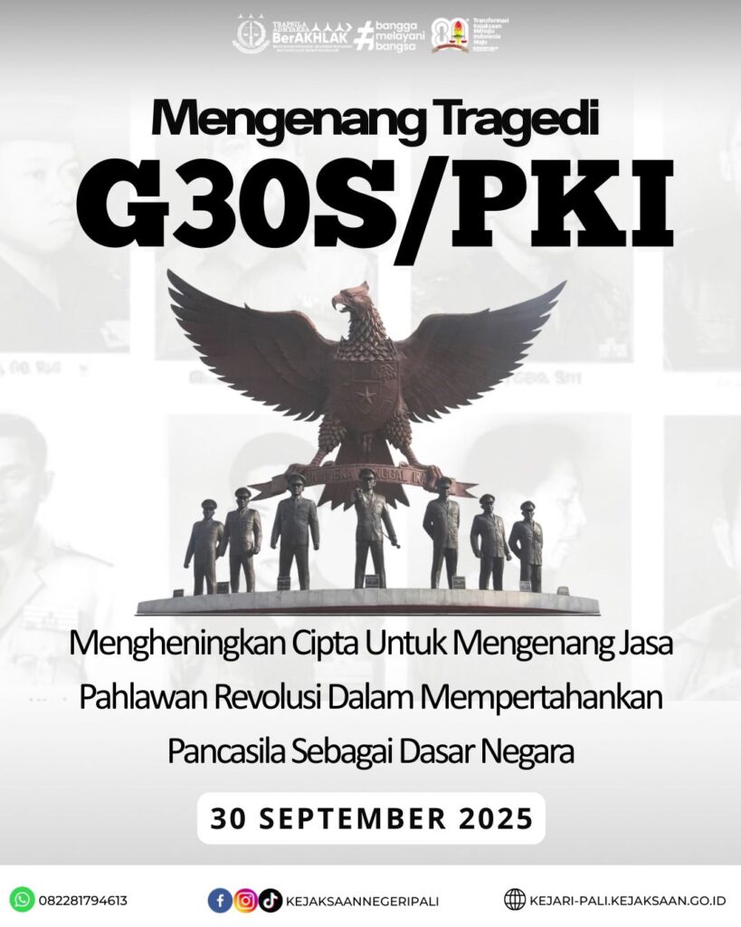 Kepala Kejaksaan Negeri PALI Bapak Farriman Isandi Siregar, SH, MH beserta jajaran Mengenang Tra