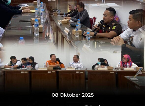 Prabumulih, Kepala Kejaksaan Negeri PALI diwakili oleh Kepala Seksi Tindak Pidana Umum Bapak Jul