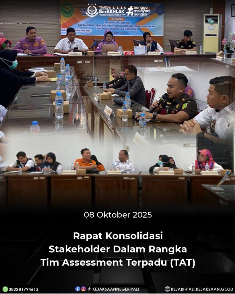 Prabumulih, Kepala Kejaksaan Negeri PALI diwakili oleh Kepala Seksi Tindak Pidana Umum Bapak Jul