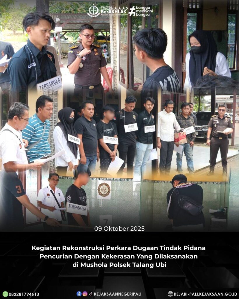 Talang Ubi, Kasubsi Pratut Seksi Tindak Pidana Umum Kejaksaan Negeri PALI Bapak Haryandana Hiday