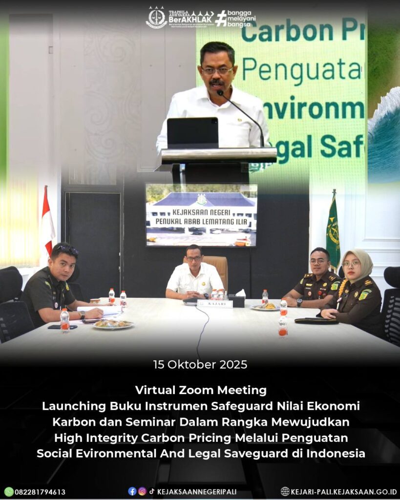 Talang Ubi, Kepala Kejaksaan Negeri PALI Bapak Farriman Isandi Siregar, SH, MH didampingi Kepala (2)