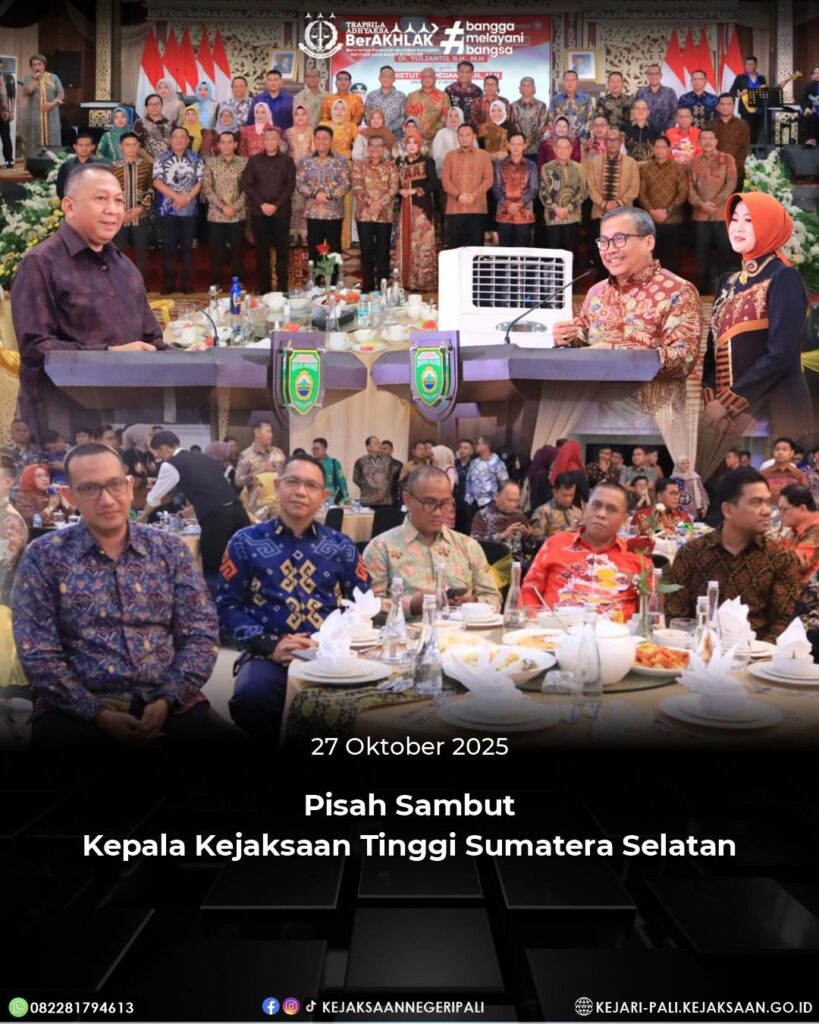 Talang Ubi, Kepala Kejaksaan Negeri PALI Bapak Farriman Isandi Siregar, SH, MH menghadiri acara