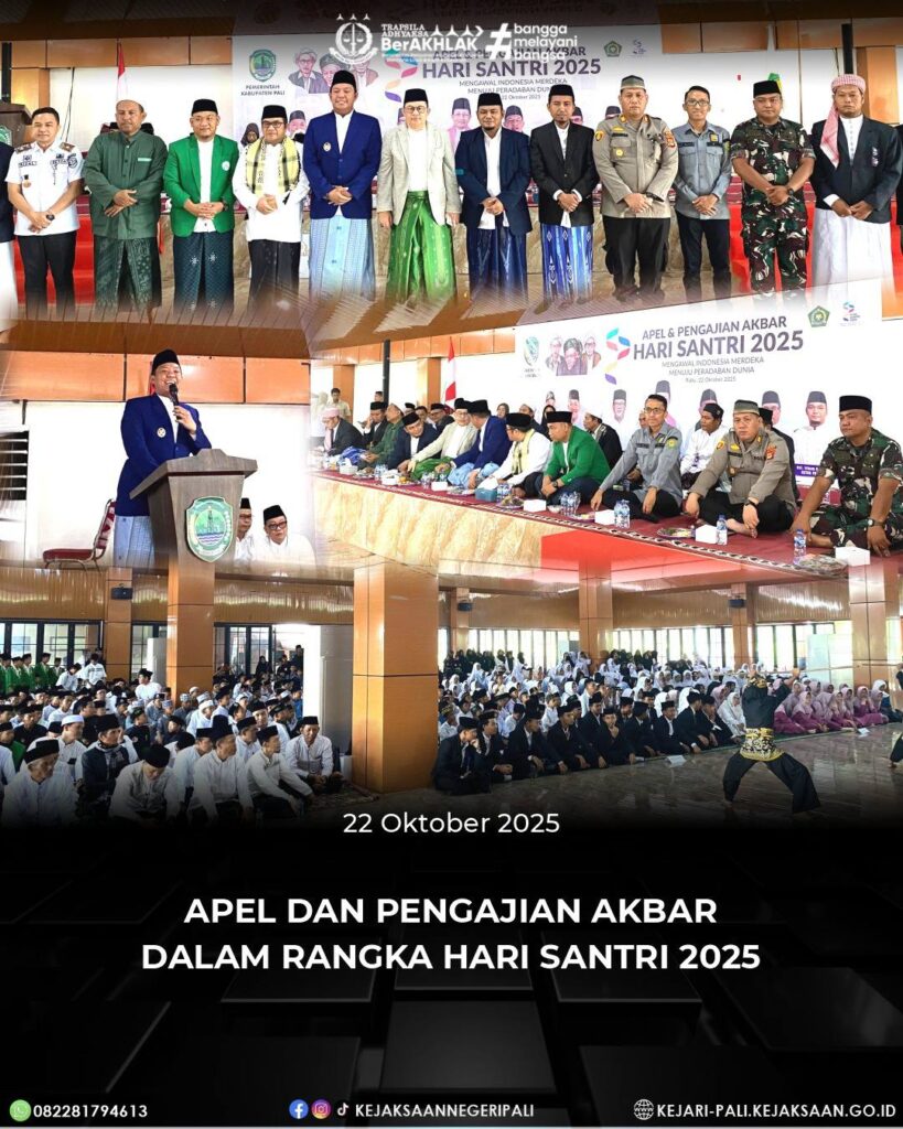 Talang Ubi, Kepala Kejaksaan Negeri PALI diwakili oleh Kasubsi I Seksi Intelijen Bapak Judistira