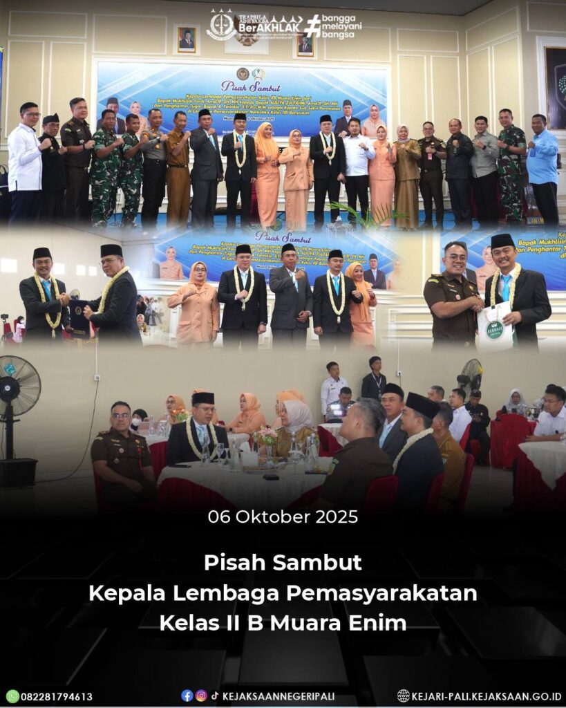 Talang Ubi, Kepala Kejaksaan Negeri PALI diwakili oleh Kepala Seksi Tindak Pidana Umum Bapak Jul