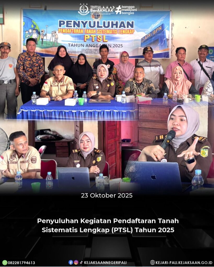 Talang Ubi, Kepala Sub Seksi Perdata dan Tata Usaha Negara Ibu Marsica Lestari, S.H., menjadi na
