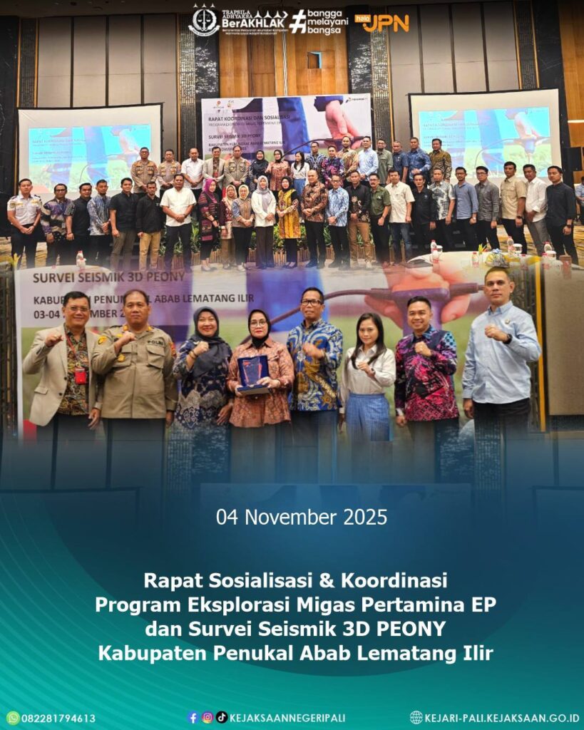 Palembang, Kepala Kejaksaan Negeri PALI diwakili oleh Kepala Seksi Perdata dan Tata Usaha Negara