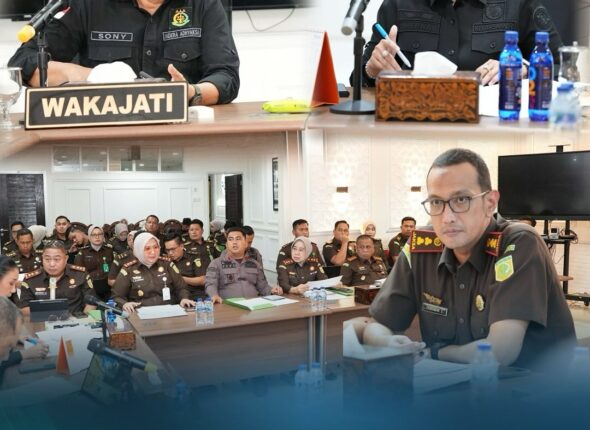 Palembang,Kepala Kejaksaan Negeri PALI Bapak Farriman Isandi Siregar, SH, MH, didampingi Kepala