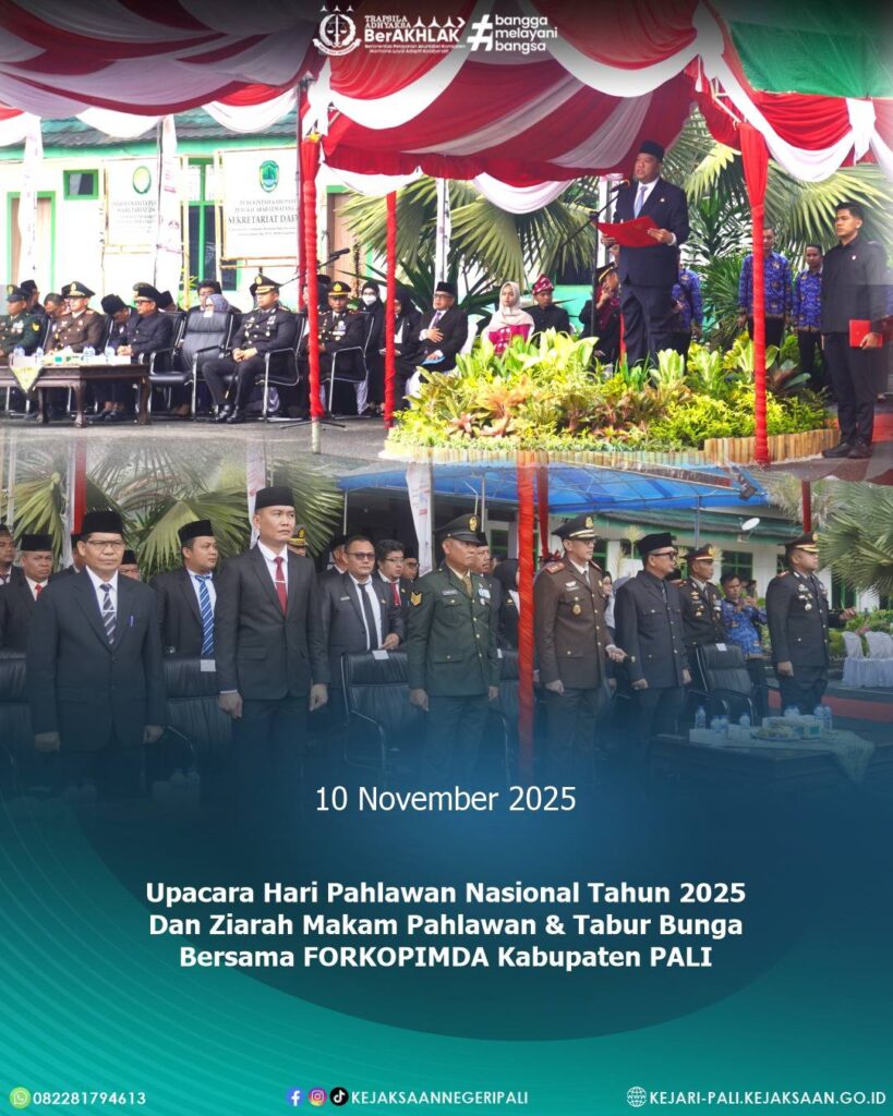 Talang Ubi, Dalam rangka memperingati Hari Pahlawan Tahun 2025, Pemerintah Kabupaten PALI menyel