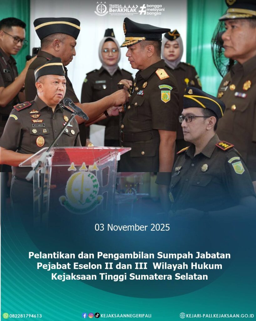 Talang Ubi, Kepala Kejaksaan Negeri PALI Bapak Farriman Isandi Siregar, SH, MH menghadiri kegiat