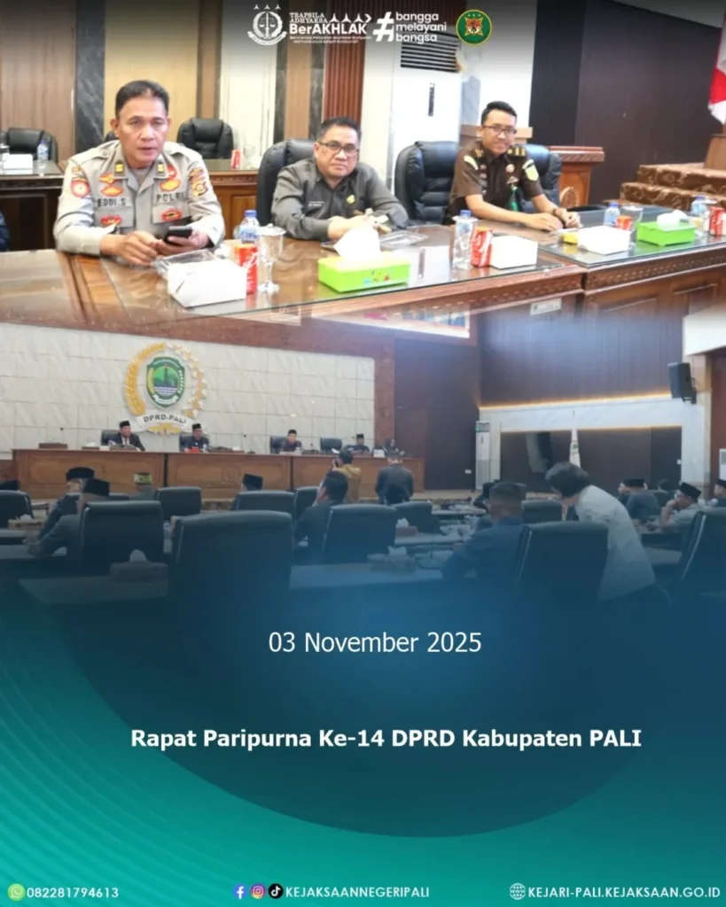 Talang Ubi, Kepala Kejaksaan Negeri PALI diwakili oleh Kasubsi I Seksi Intelijen Kejaksaan Nege
