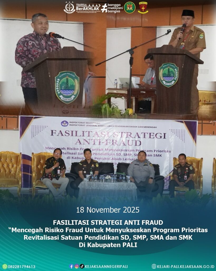 Talang Ubi, Telah dilaksanakan Forum Grup Discussion pada Kegiatan Fasilitasi Strategi Anti-Frau