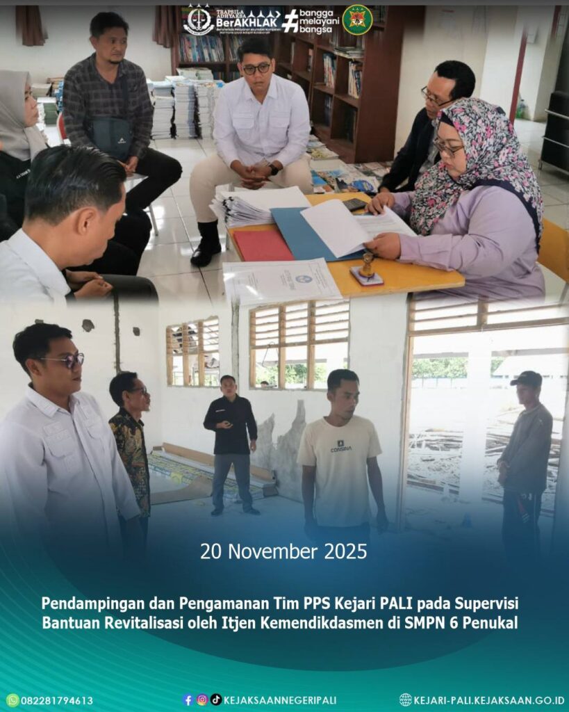 Talang Ubi, Tim Pengamanan Pembangunan Strategis (PPS) Kejari PALI yang diwakili Kasubsi II Seks