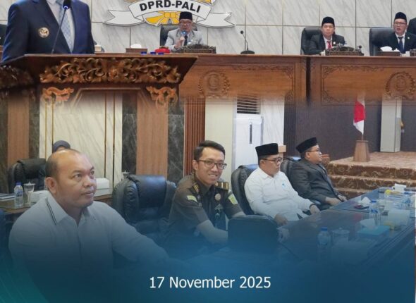 Talang Ubi,Kepala Kejaksaan Negeri PALI diwakili oleh Kasubsi I Intelijen Bapak Judistira Yustic