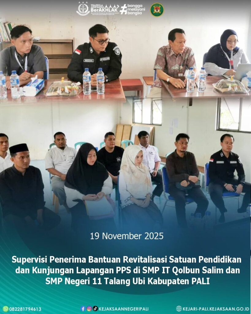 Talang Ubi,Tim Pengamanan Pembangunan Strategis (PPS) Kejari PALI yang diwakili Kasubsi II Seksi