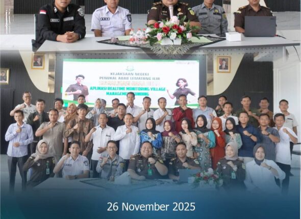 Talang Ubi,Kepala Kejaksaan Negeri Penukal Abab Lematang Ilir diwakili Kepala Seksi Intelijen B