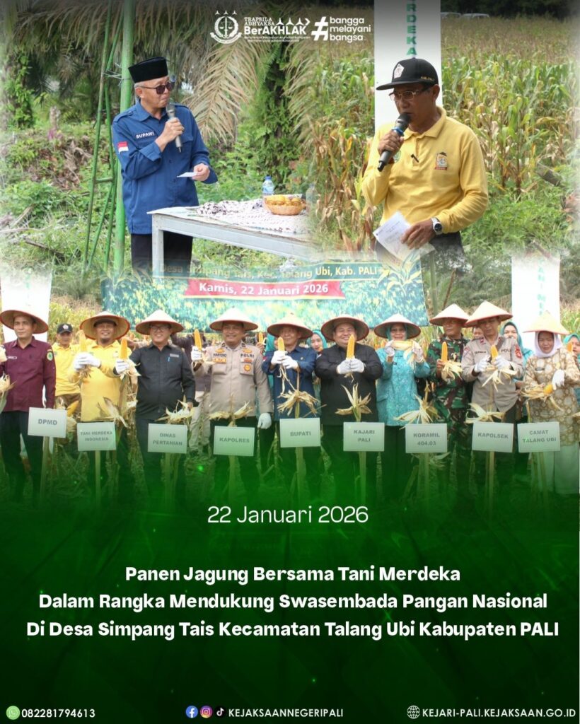 Talang Ubi,Kepala Kejaksaan Negeri PALI diwakili Kepala Seksi Intelijen Bapak Rido Dharma Herman