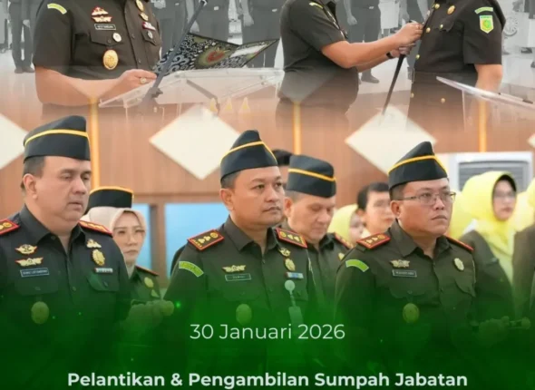 Palembang, Kepala Kejaksaan Negeri PALI Bapak Hamidi, SH, MH, didampingi Ketua IAD Daerah PALI