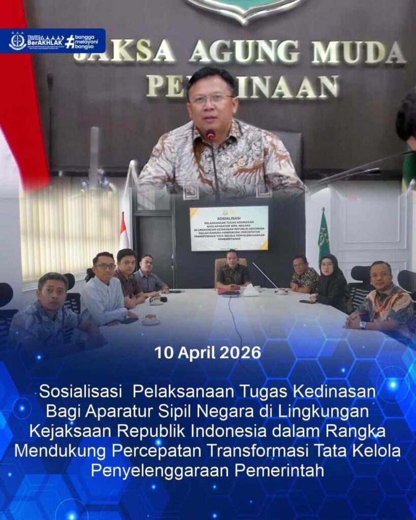 Talang Ubi,Plh.Kepala Kejaksaan Negeri PALI Bapak Enggi Elber, SH, MH didampingi oleh Kepala Sub