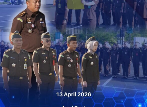 Talang Ubi,Telah dilaksanakan Apel Pagi di Halaman Kantor Kejaksaan Negeri PALI dengan bertindak