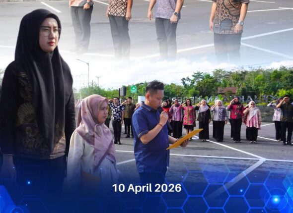 Talang Ubi,Telah dilaksanakan Apel Sore di Halaman Kantor Kejaksaan Negeri PALI dengan bertindak (1)