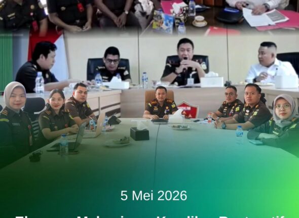 Talang Ubi, Kepala Kejaksaan Negeri PALI Bapak Hamidi, S.H., M.H., bersama Kepala Seksi Tindak