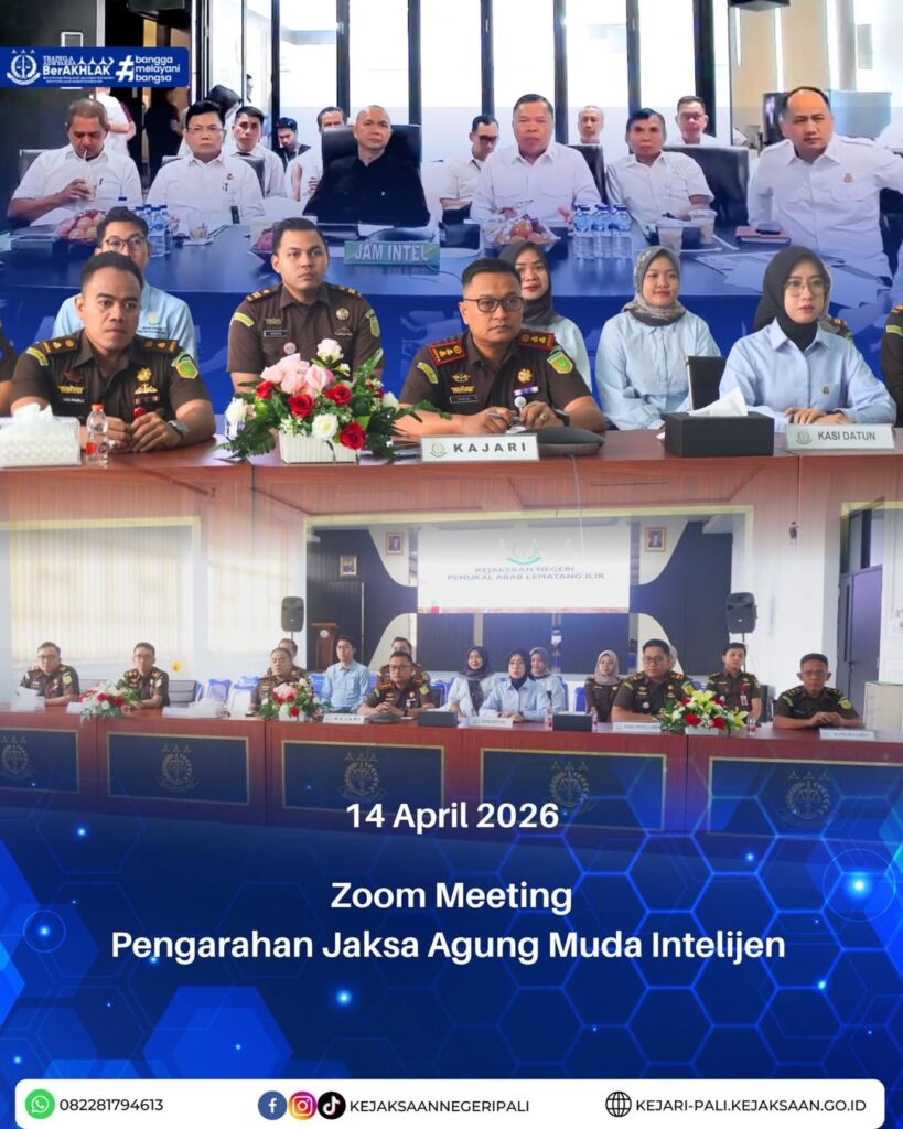 Talang Ubi,Kepala Kejaksaan Negeri PALI Bapak Hamidi, SH, MH bersama Kasubagbin, Para Kasi, Kasu (1)