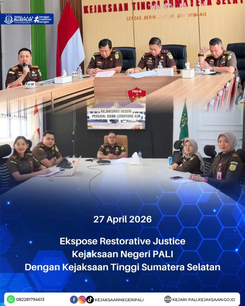 Talang Ubi,Kepala Seksi Tindak Pidana Umum Kejaksaan Negeri PALI Bapak Julfadli, SH, MH bersama