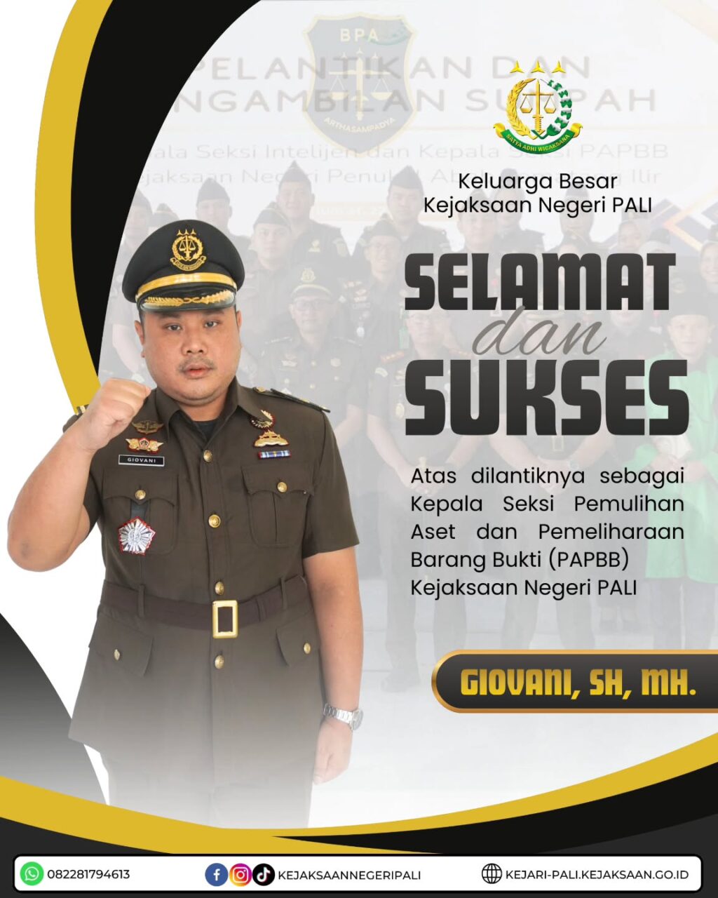 Instagram post from kejaksaannegeripali. This post is in position 0.