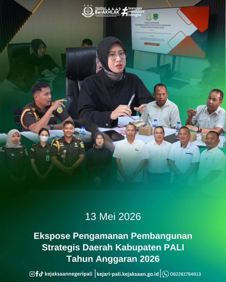 Instagram post from kejaksaannegeripali. This post is in position 17.